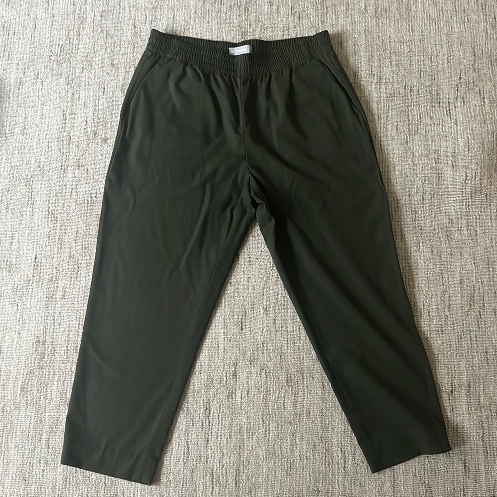 Everlane- olive green- ankle length pant